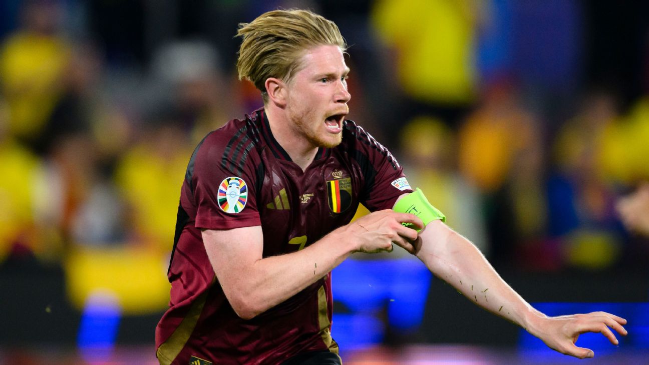 De Bruyne Belgium celeb vs. Romania