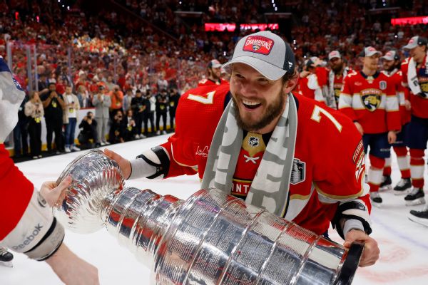 Panthers favored to win 2025 Stanley Cup; Oilers boast top-3 odds