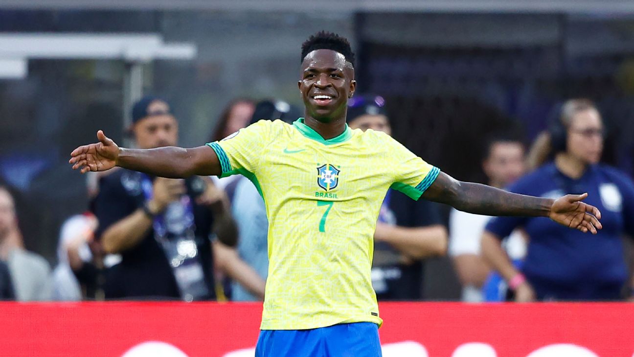 Vini Jr.: Brazil 'must improve' after Costa Rica draw