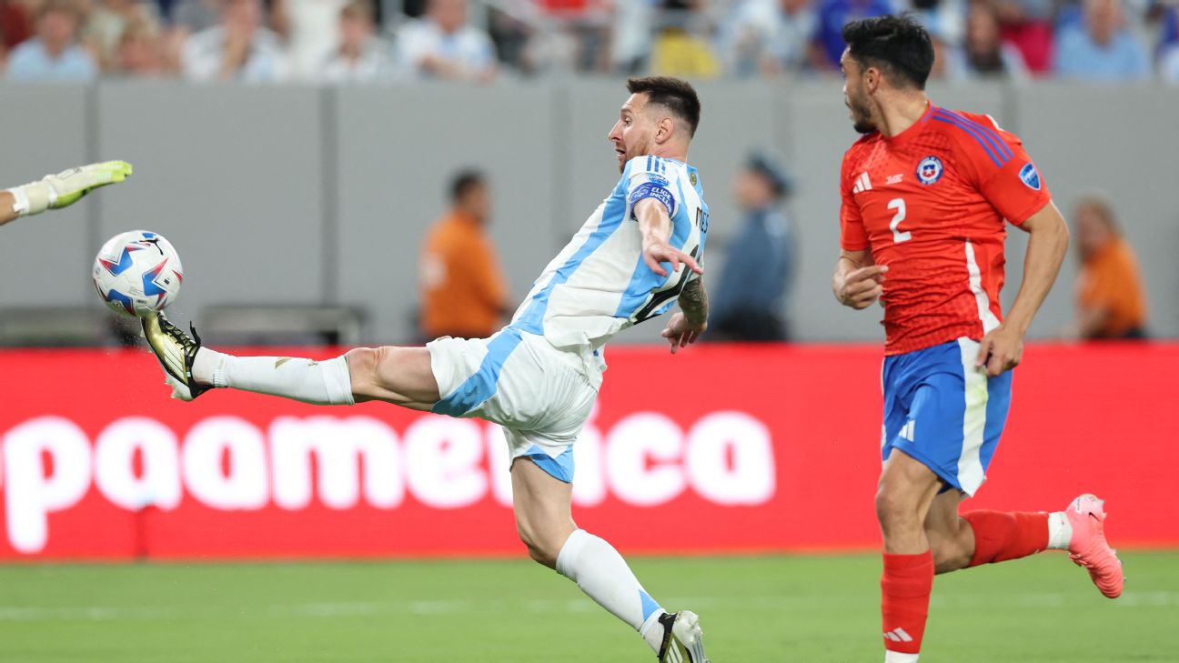 Player ratings  Messi dangerous as Argentina edge past Chile
