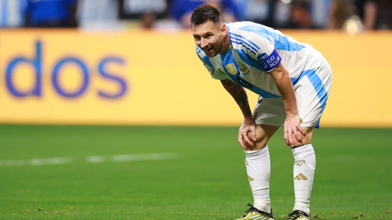 Messi trains, still uncertain for Copa quarterfinal