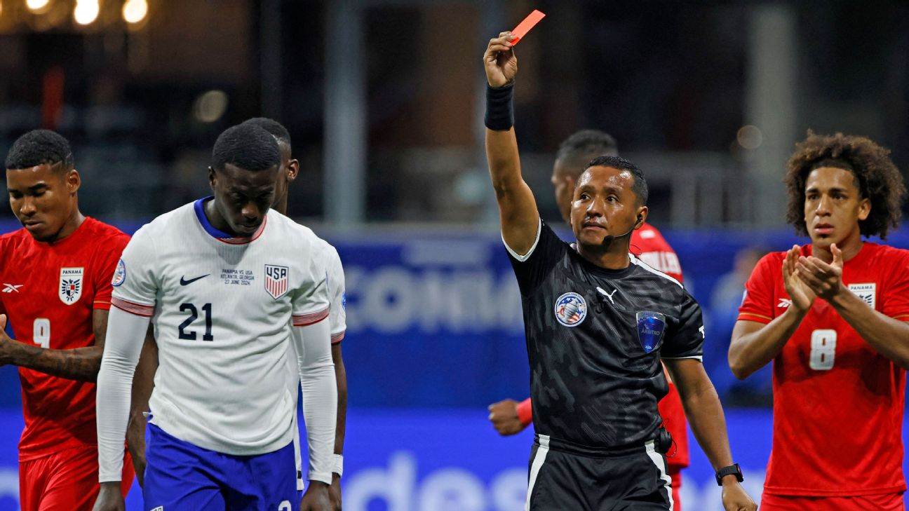 USMNT’s Weah gets 2-game ban for red card