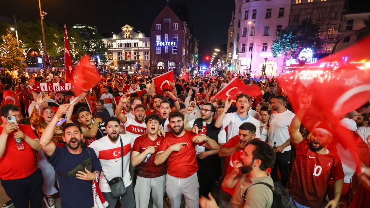 Thousands of Turkey fans have flocked to Euro 2024 -- but is it motivation or pressure?