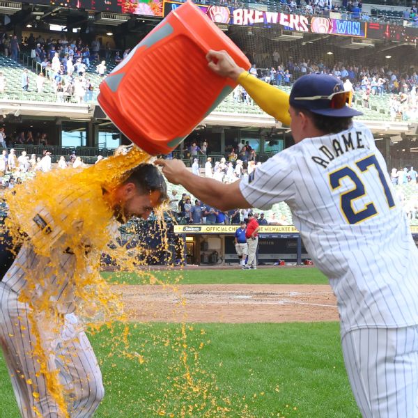 Milwaukee Brewers hit five grand slams in eight-game span