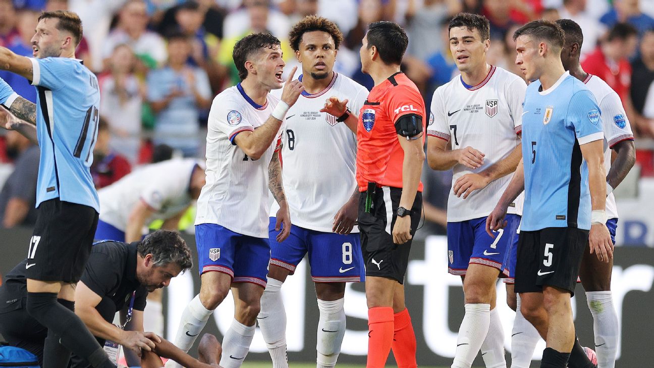 Follow live: USMNT goes down vs. Uruguay following controversial goal