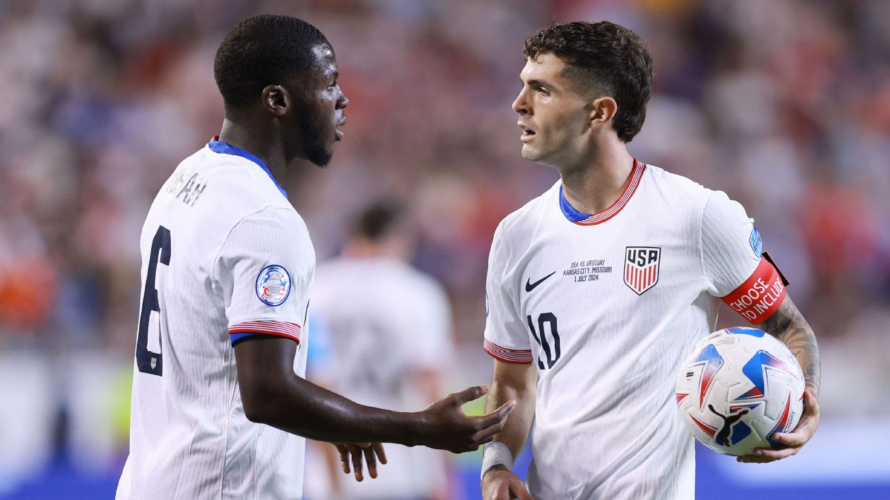 Player ratings: Musah, Pulisic ineffective as USMNT exits Copa