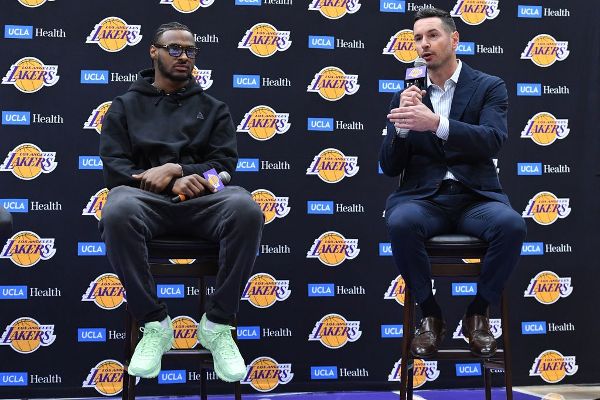 Lakers introduce Bronny James, say he 'earned' way onto team