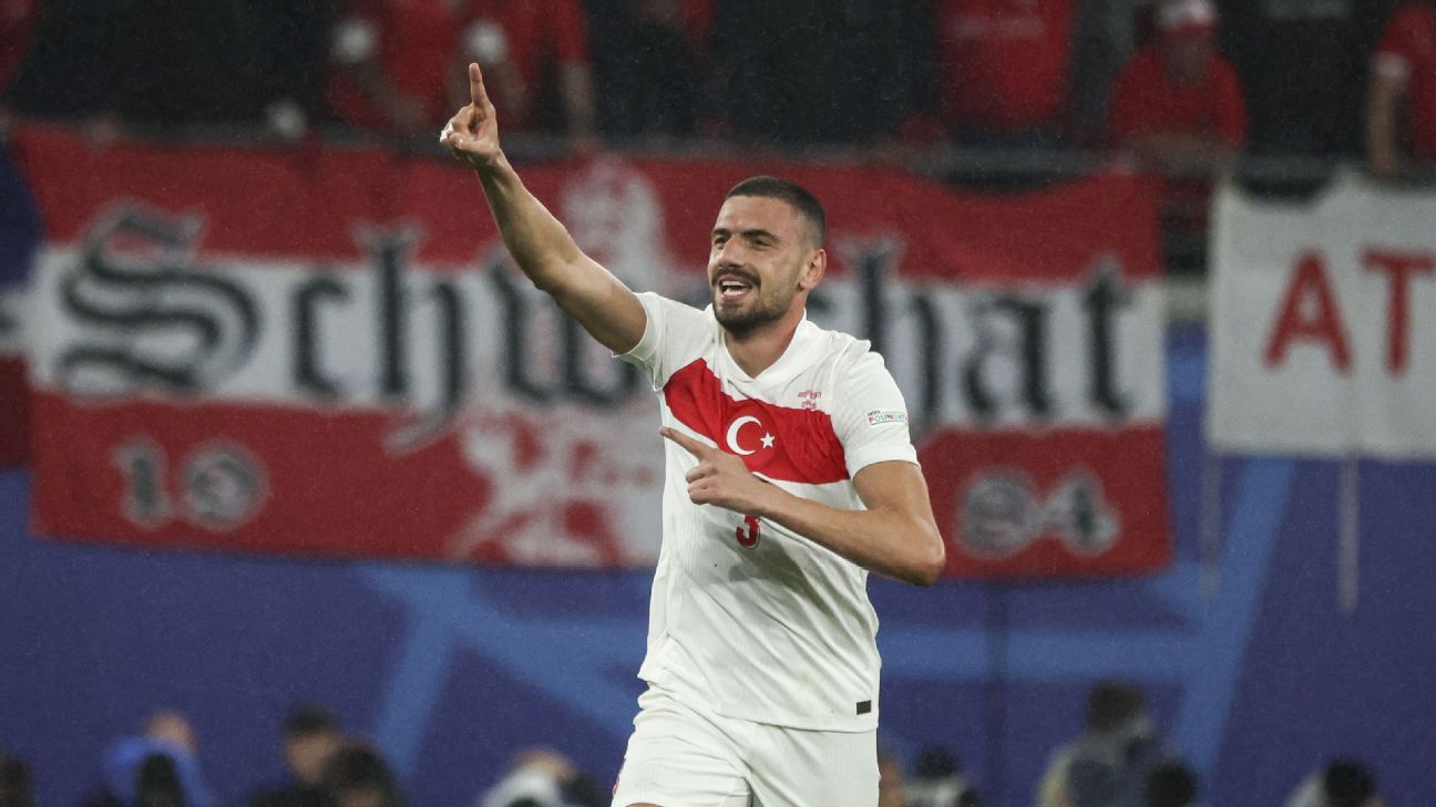 Turkey’s Demiral gets 2-game ban for celebration