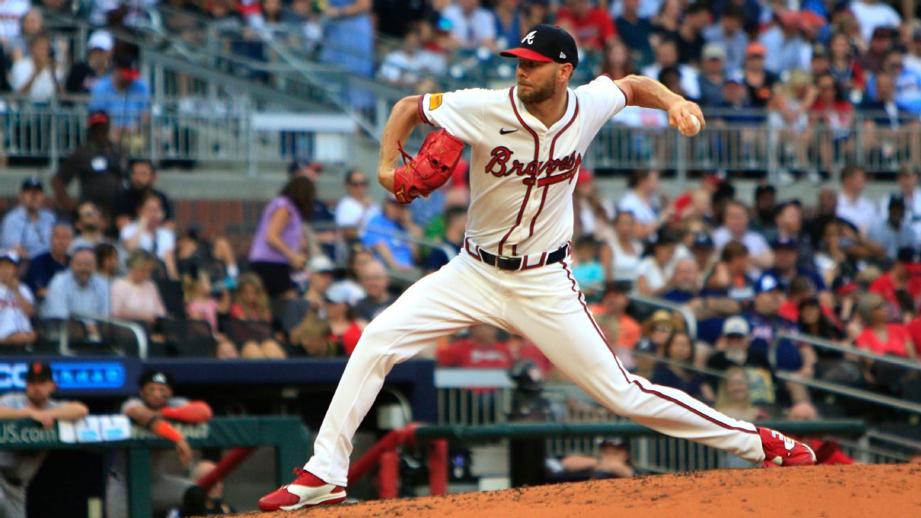 Braves’ Sale stifles Giants for MLB-high 11th win