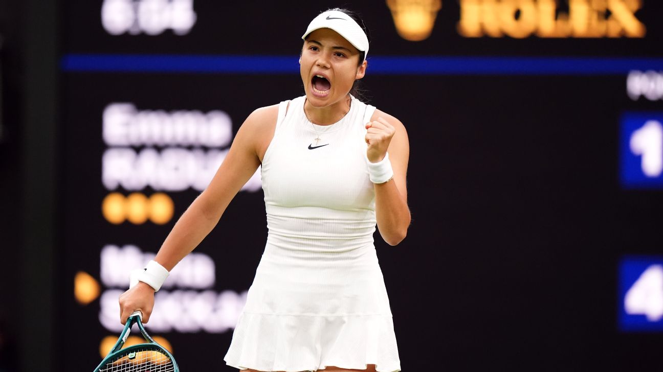 Raducanu breezes into 4th round at Wimbledon
