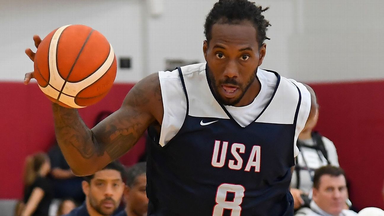 Kawhi out for Olympics  Team USA tabs White