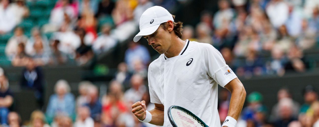 De Minaur slays his Wimbledon demon to reach QF