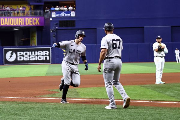 Slumping Yanks shuffle lineup, move Rice to No. 4