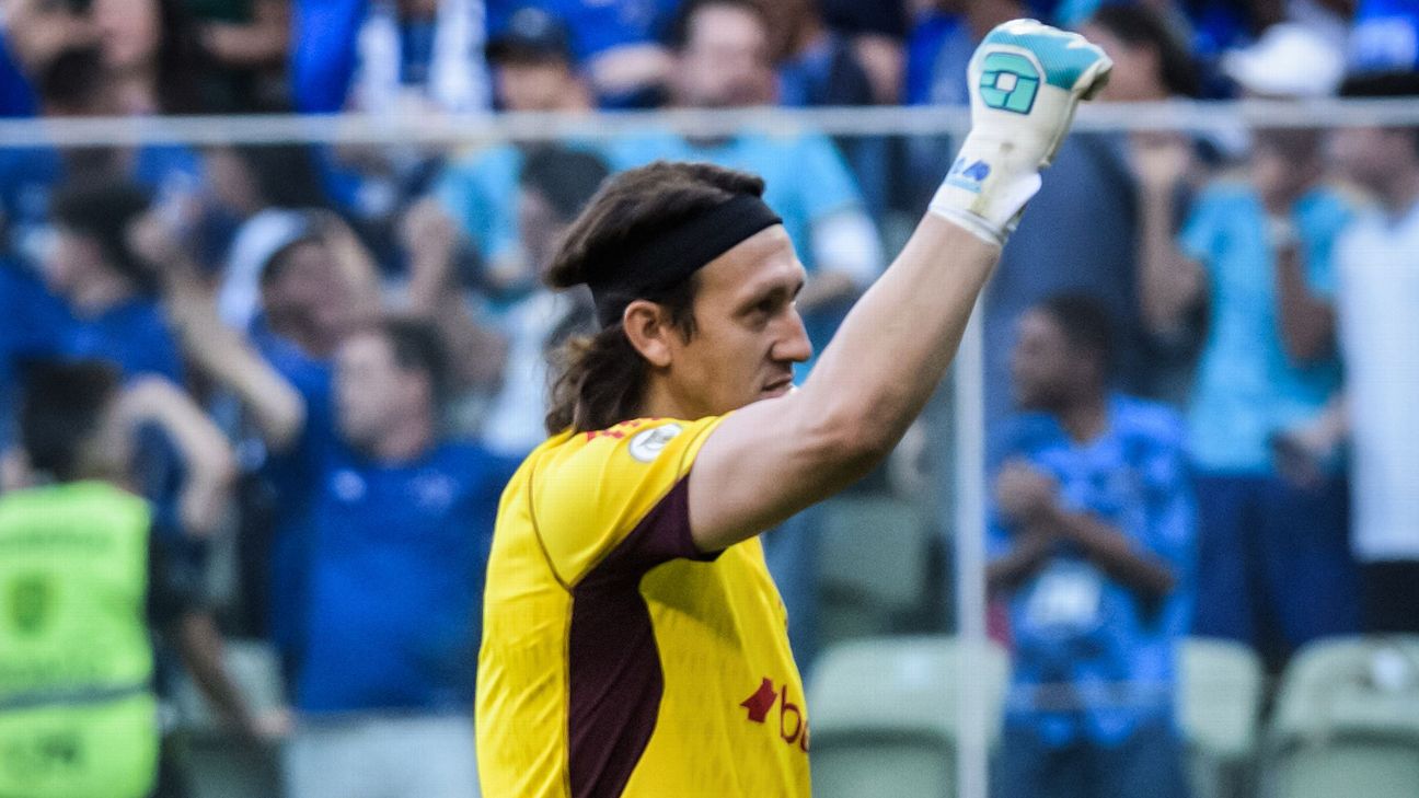 Brasileirão: Cássio, destaque do Cruzeiro no segundo tempo (Foto: Gustavo Aleixo/Cruzeiro)