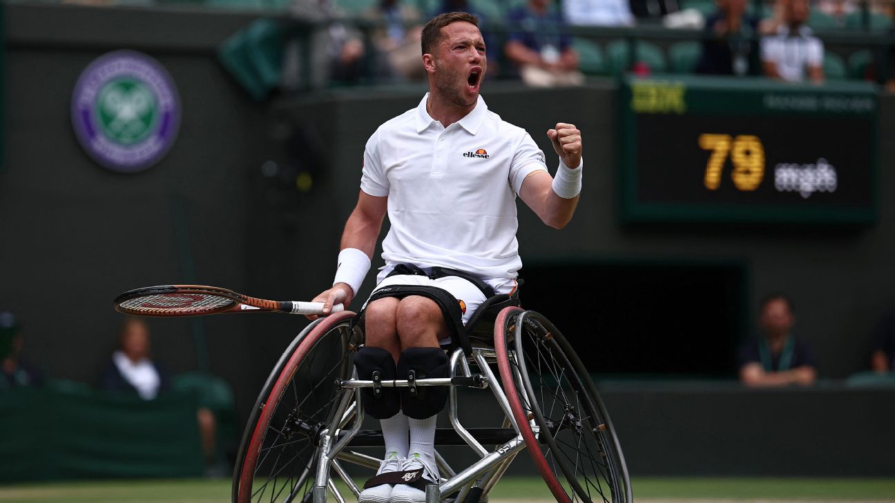 Brit Hewett wins wheelchair singles for career Slam