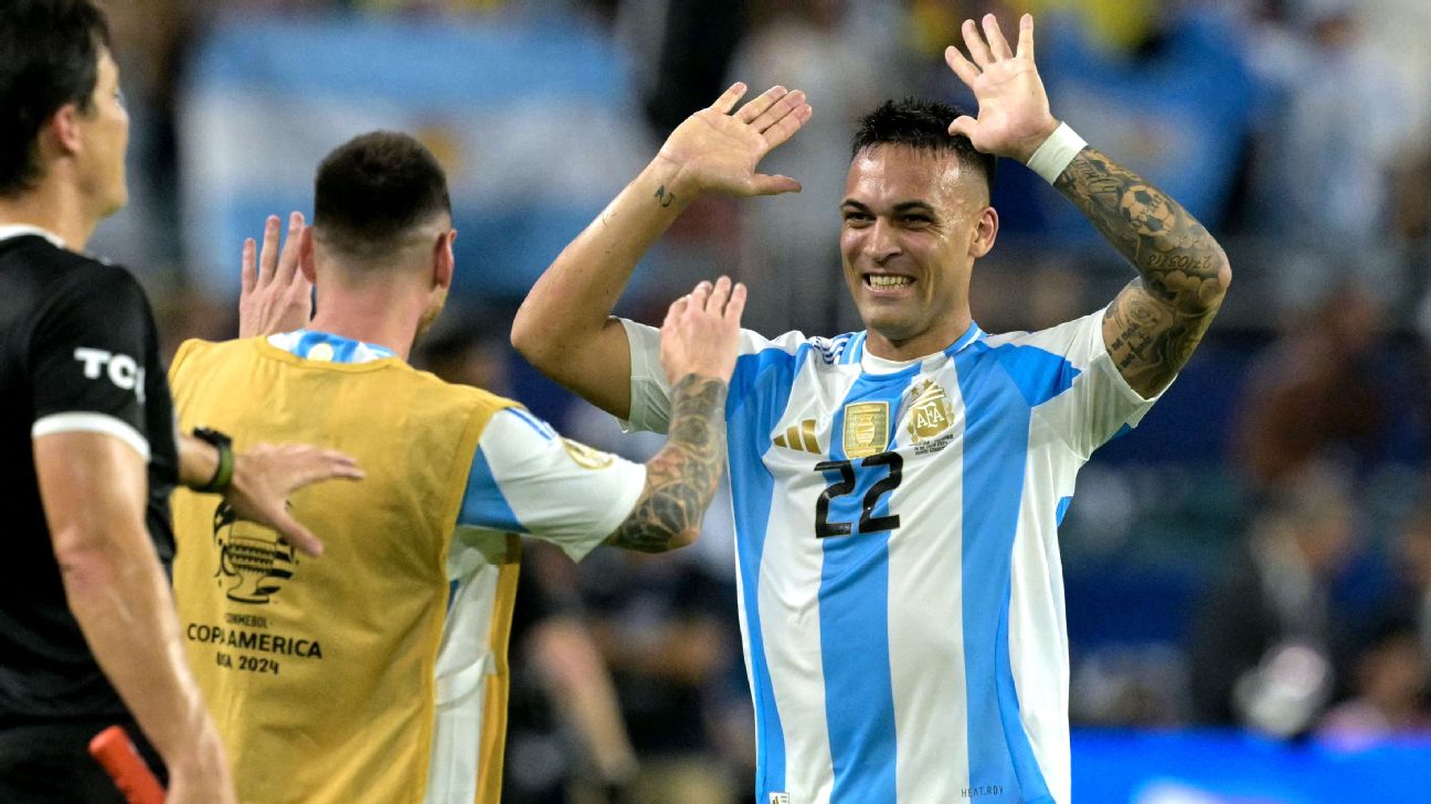 Argentina edge Colombia to win record 16th Copa www.espn.com – TOP