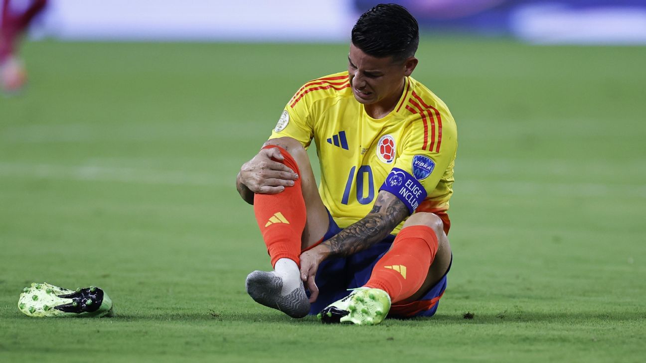 James expresa su dolor tras perder la final de Copa América - ESPN