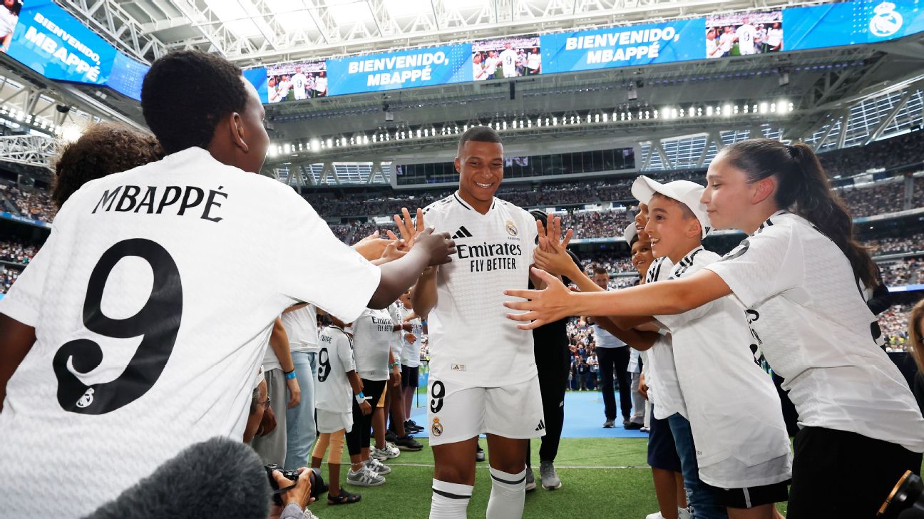 Welcome, Mbappé: Madrid fans finally get to greet club's new star - ESPN