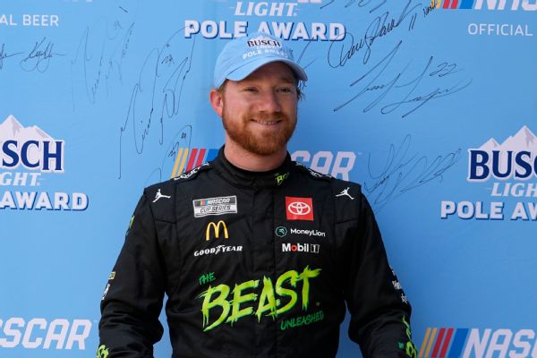 Reddick claims Brickyard 400 pole on final run