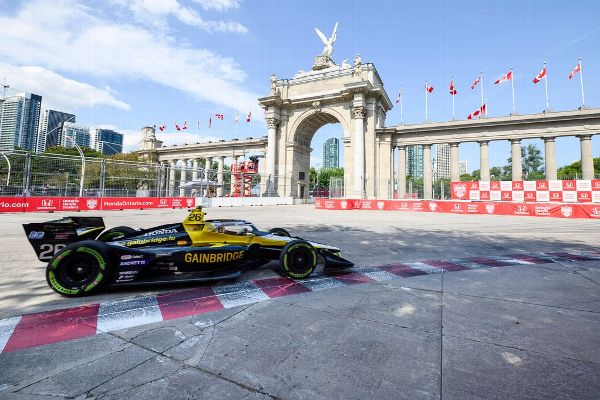 Herta takes IndyCar pole for Toronto street race