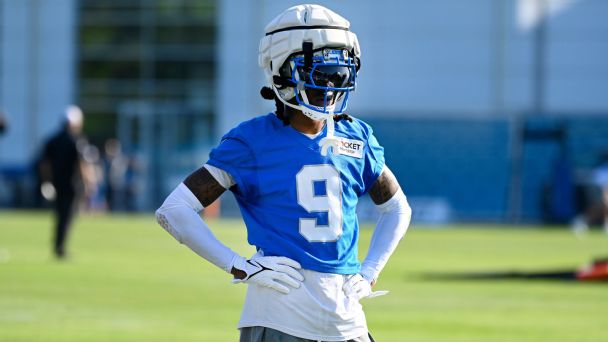 Latest updates from NFL training camp: WR Jameson Williams back for Lions