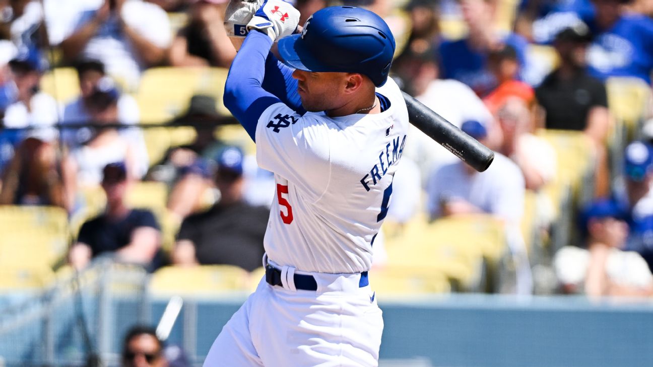 Dodgers freddie freeman placed on family emergency list abc7 los angeles