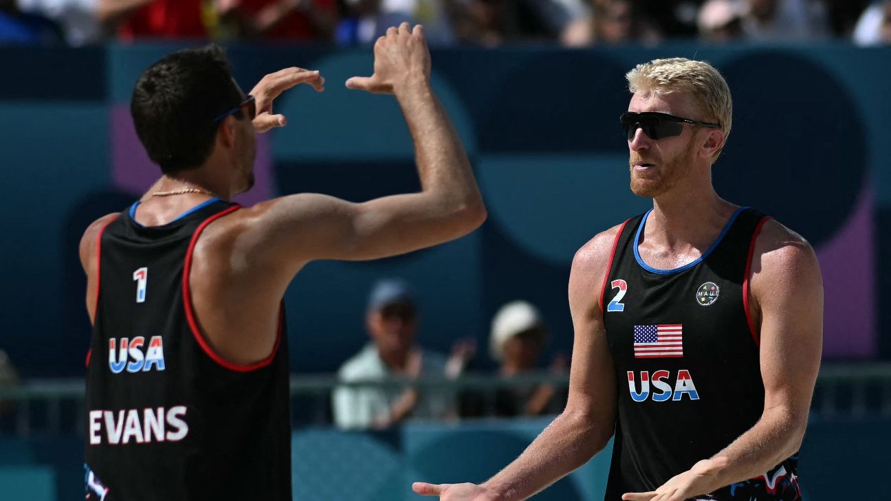 Ex-hooper Budinger wins Olympic volleyball debut