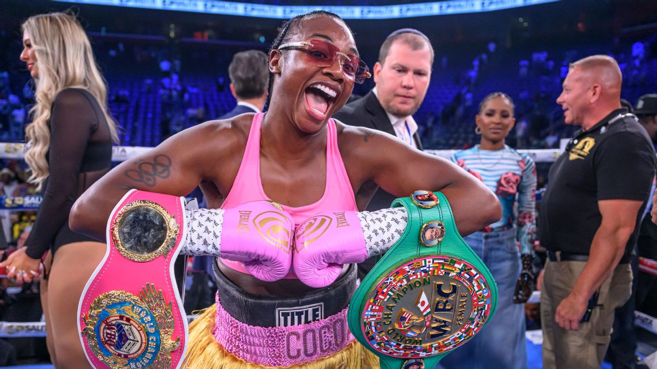 Women s boxing divisional rankings  Claressa Shields takes over another division