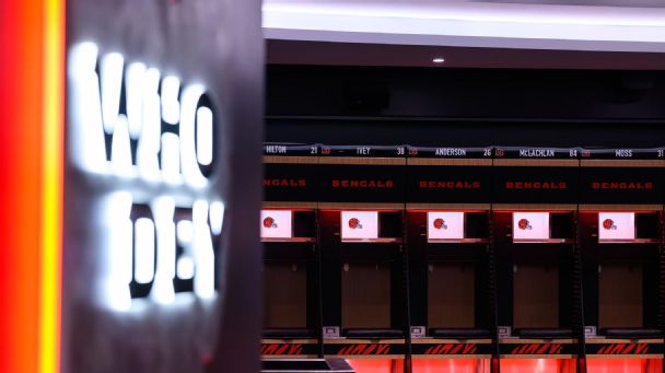 'Quite an upgrade': Bengals unveil new locker room, receive approval from players