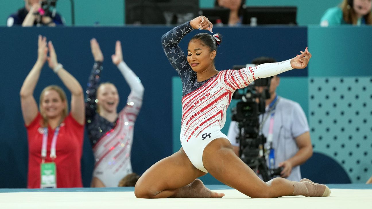 Jordan Chiles is the Olympic gymnastics teams ultimate hype woman - ESPN
