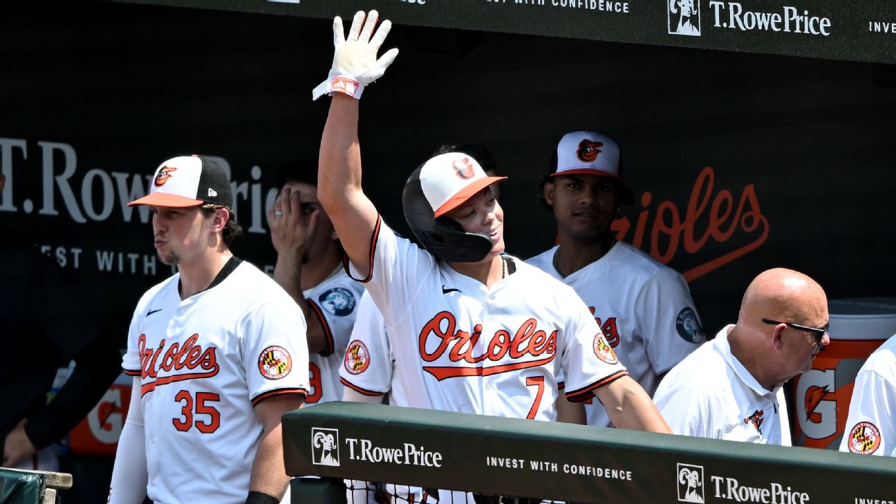 Grand return: Holliday hits GS after rejoining O's