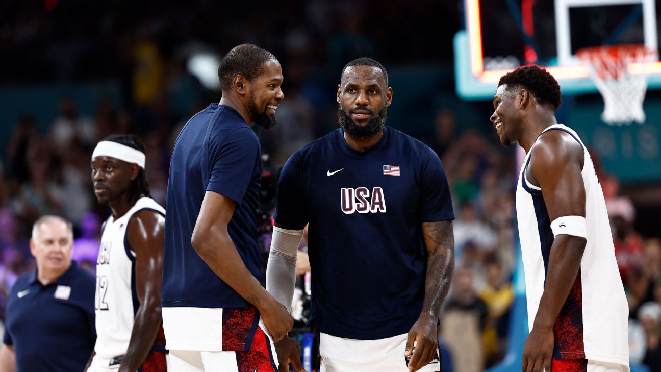 Team USA's best lineup? Are Wemby, France in danger? Top Olympic men's hoops questions