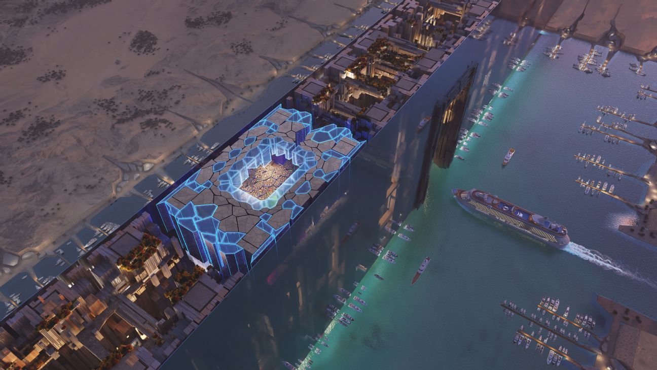Saudis plan WC stadium 350m above ground