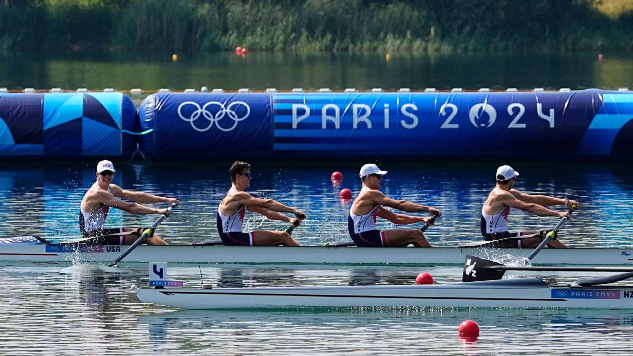 U.S. wins men's four, first gold in event since '60
