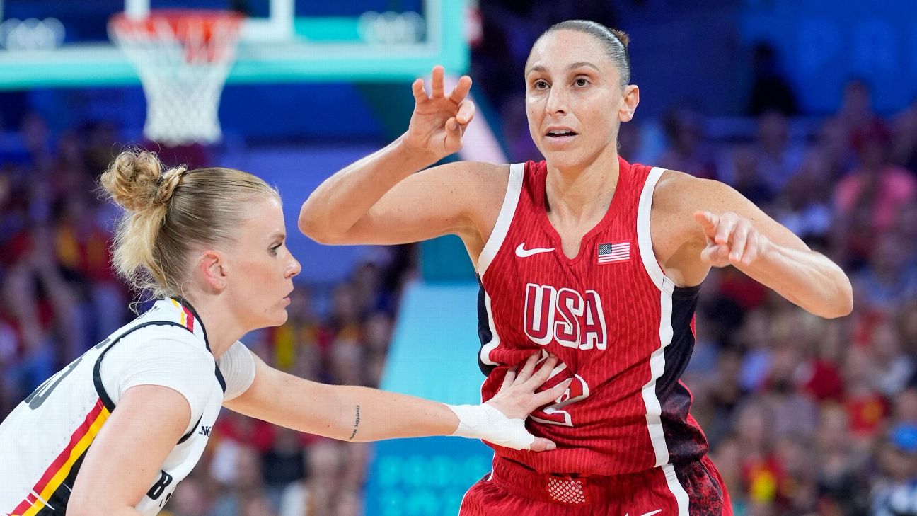Follow live: USA women's basketball team take on Belgium  in Olympics
