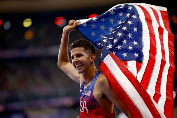 Fisher secures rare bronze medal for U.S. in 10K