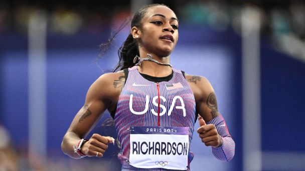 Sha'Carri Richardson settles for silver in 100m final, Biles wins another gold and more from Saturday in Paris
