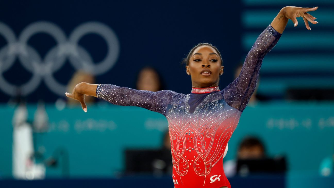 Olympic updates: Biles claims silver in floor final, Lyles returns in 200m