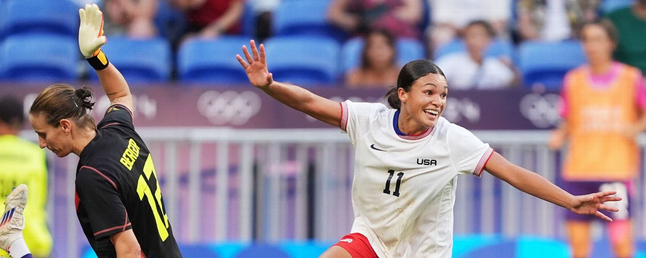 Follow live: Rodman leads USWNT vs. Germany in Olympic semifinals