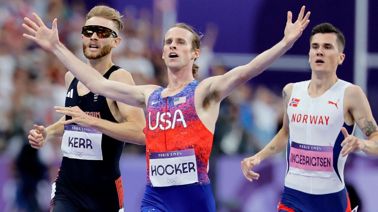 ‘It can be nice to fly under the radar:’ How Cole Hocker stunned the favorites to win the 1,500