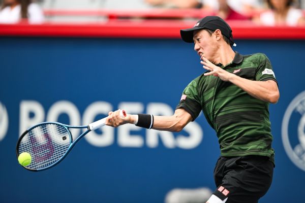 Nishikori wins Montreal opener; Tsitsipas up next