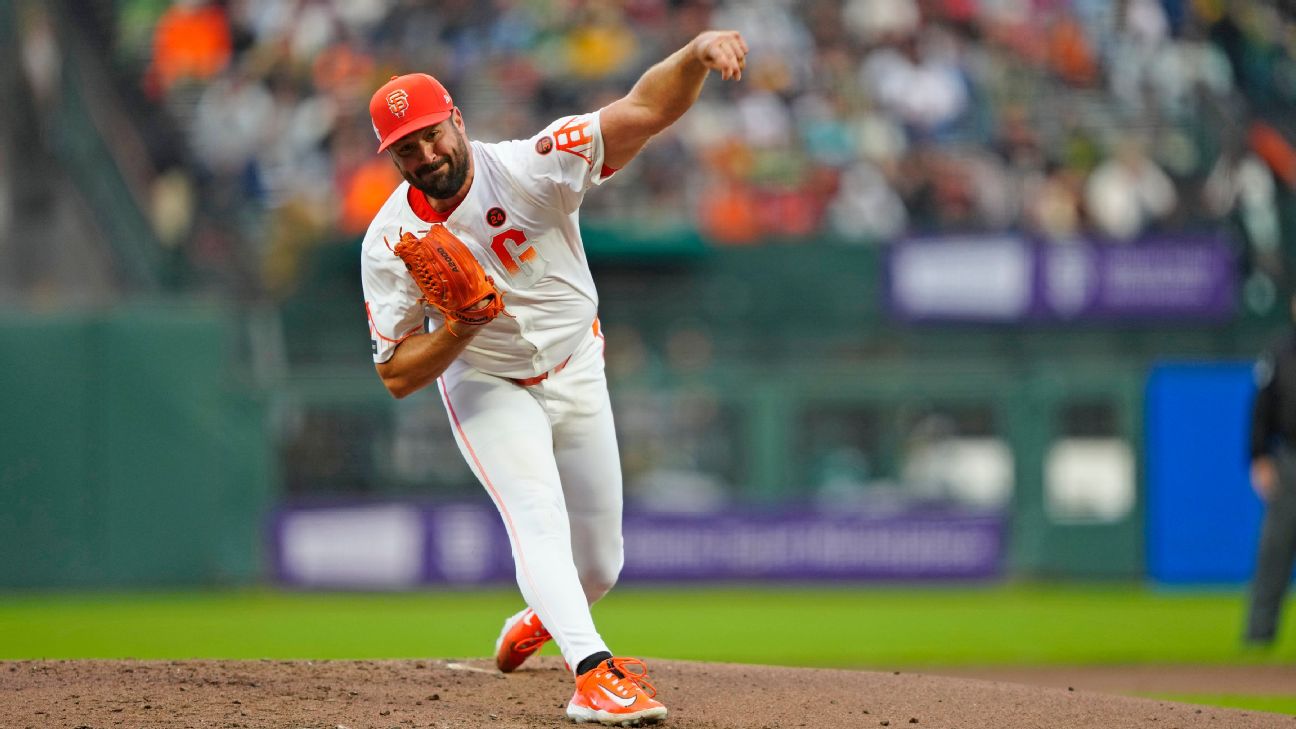 Giants place starting pitcher Robbie Ray and Jordan Hicks on the injured list