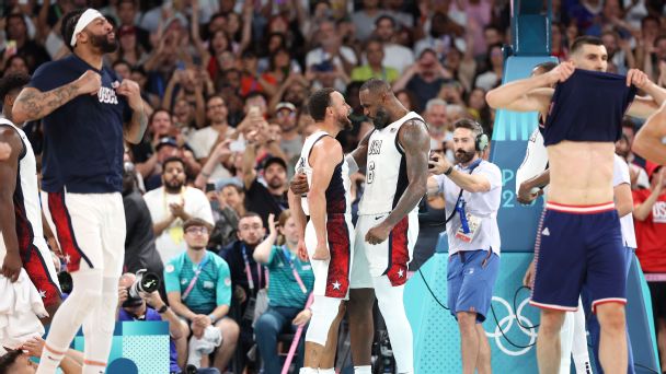 'The goal is gold!': Social media praises Team USA, Curry after comeback win