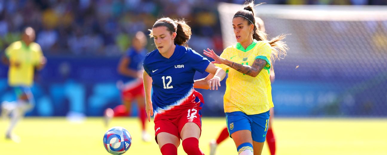 Follow live: USWNT aims to win gold medal as they face off against Brazil