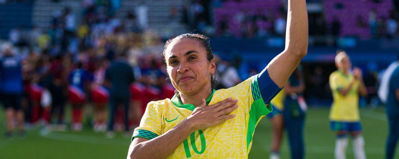 Brazil's Marta full of 'pride' as Olympic career ends with silver - ESPN