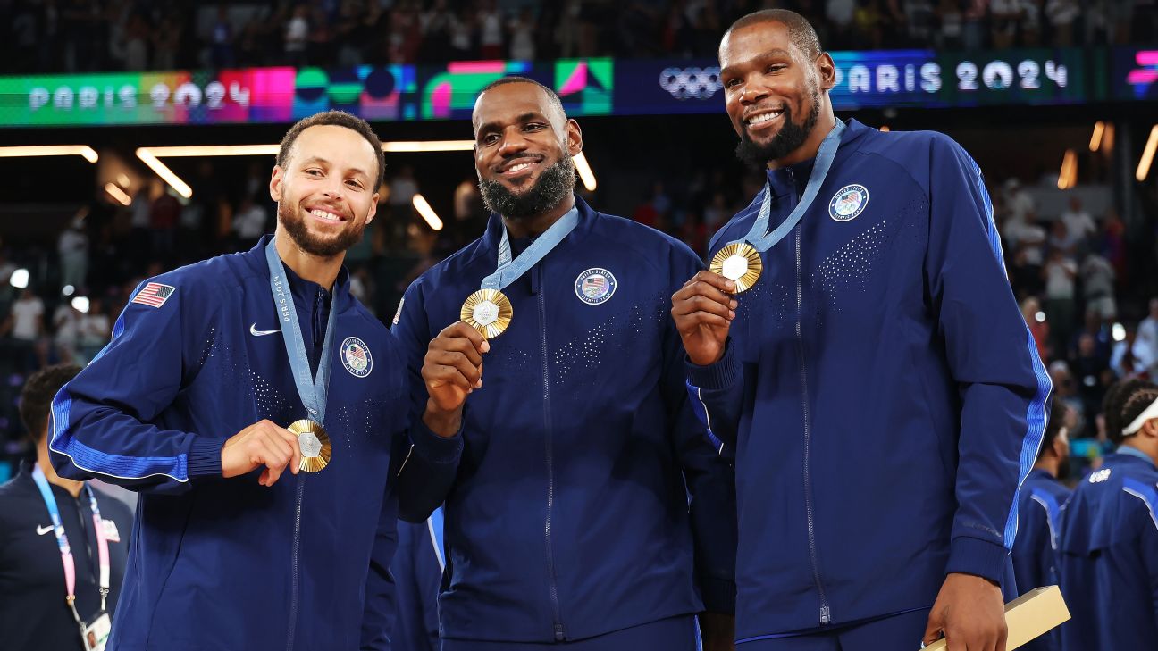 Topps unveils rare Paris Olympic card signed by LeBron, Curry and Durant