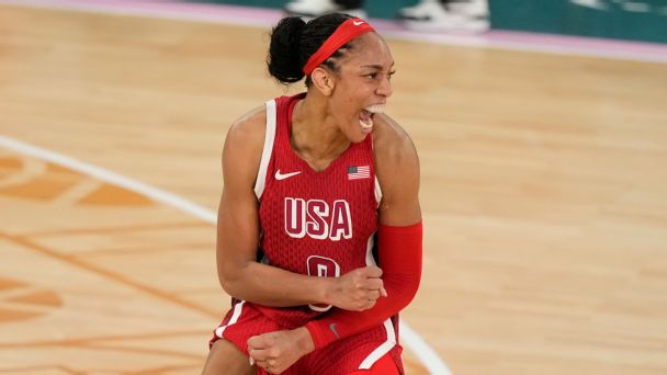 U.S. women’s hoops secures record-setting eighth straight gold and more in Paris on Sunday