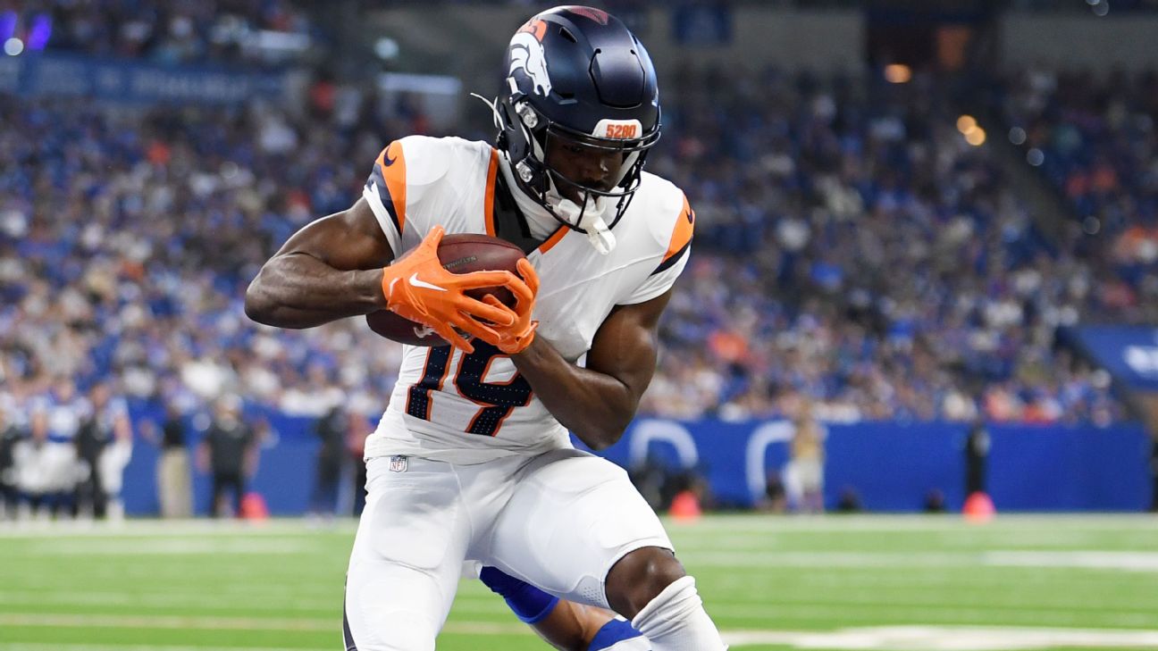 Broncos hoping WR Marvin Mims Jr. makes a second-year leap - ESPN