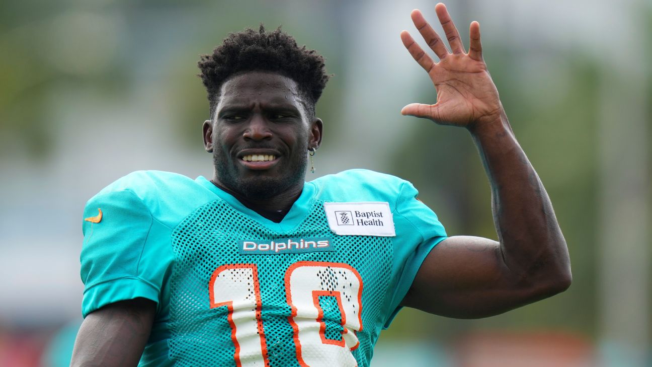 Dolphins' Tyreek Hill to skip team drills during practice with Bucs - ESPN