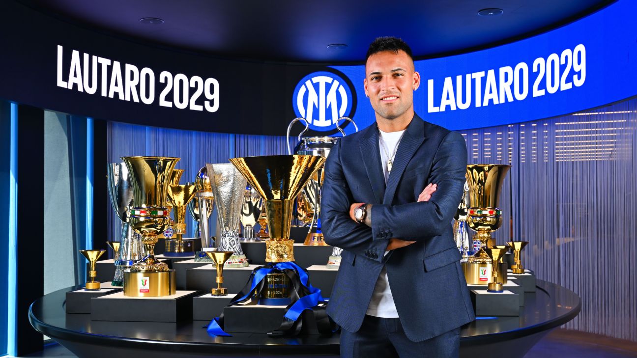 Inter star Lautaro Martínez extends deal to 2029